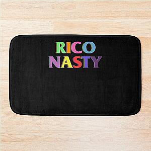 Rico Nasty Colorful Art Funny Tee - Graphic Retro Shirt For Women  - Mens Funny Floral Girls Bath Mat