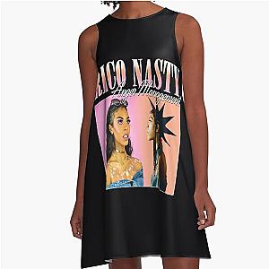 RICO NASTY 90'S RETRO STYLE TEE  	 A-Line Dress