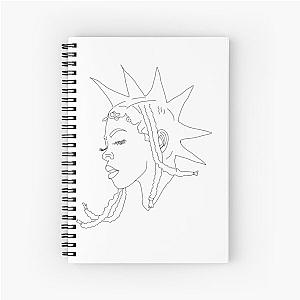 rico nasty sketch art Spiral Notebook