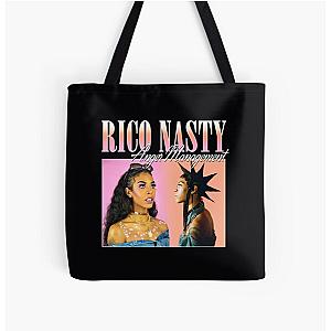 RICO NASTY 90'S RETRO STYLE TEE  	 All Over Print Tote Bag