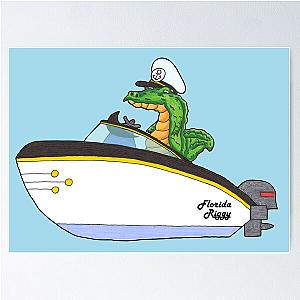 Riggy the Speedboat Capt'n Poster