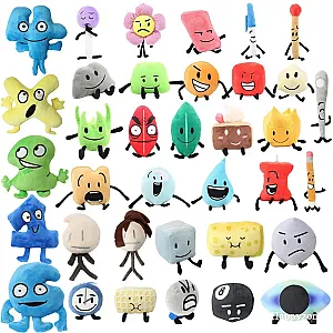 37 Style Battle for Dream Island Plush Toy BFDI Leafy Firey Flower