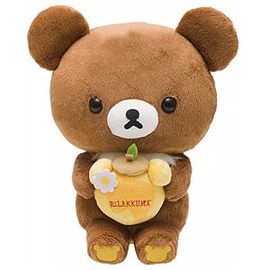 28cm Brown Kawaii Honeypot Rilakkuma Chairoikoguma Plush