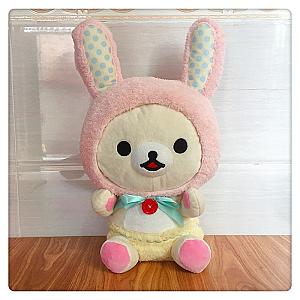 46cm White And Pink Rilakkuma Bear Plush