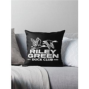 Riley Green Merch Duck Club Throw Pillow