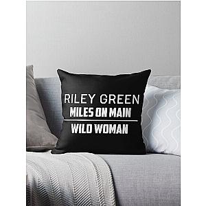 Riley Green Merch Wild Woman Throw Pillow