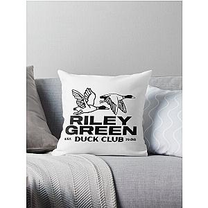 Riley Green Merch Duck Club Throw Pillow