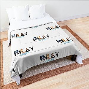 riley green t shirt - sticker Comforter