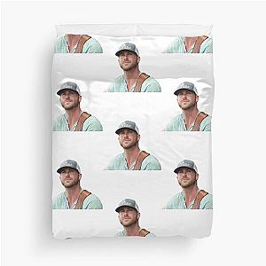 Riley Green Sticker Duvet Cover