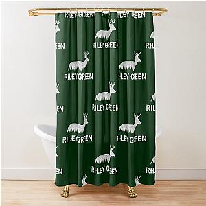 Riley Green Premium Shower Curtain