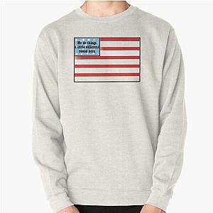 Riley green American flag  Pullover Sweatshirt