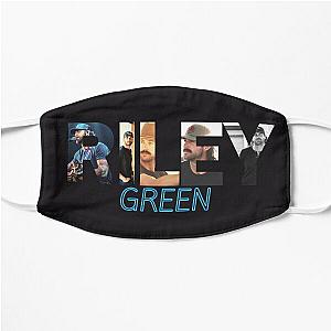 riley green t shirt - sticker Flat Mask