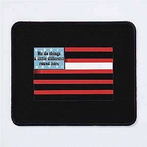 Riley green American flag Mouse Pad