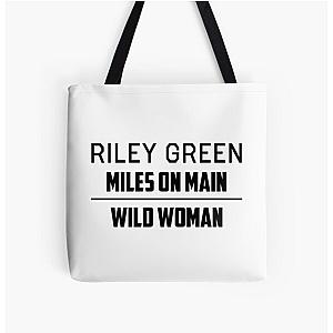 Riley Green Merch Wild Woman All Over Print Tote Bag