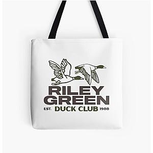 Riley Green Merch Duck Club All Over Print Tote Bag