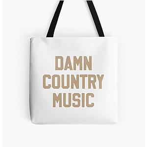 Riley Green Merch Damn Country Music All Over Print Tote Bag