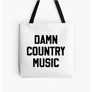 Riley Green Merch Damn Country Music All Over Print Tote Bag