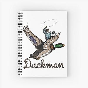 Riley Green Merch Duckman Pepper Spiral Notebook