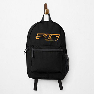 Orange Rina Sawayama Logo Merch Backpack RB0211