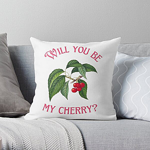 Rina Sawayama Cherry Throw Pillow RB0211