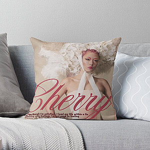 Rina Sawayama Cherry Design Throw Pillow RB0211