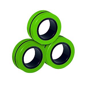 All Green Spinner Ring Fidget for Stress Relief