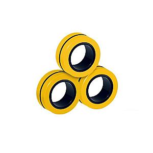 All Yellow Spinner Ring Fidget for Stress Relief