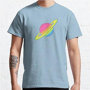 Pan Flag T-shirts - LGBT pride planet: pan flag Classic T-Shirt Flagship