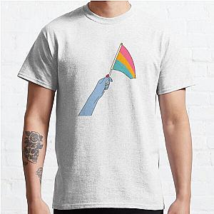 Pan Flag T-shirts - Pansexual Pride Flag Classic T-Shirt Flagship