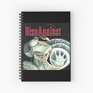 Rise Against the unraveling Spiral Notebook