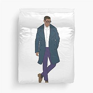 Three Swedish Mountain Men - Ruffled Duvet Cover