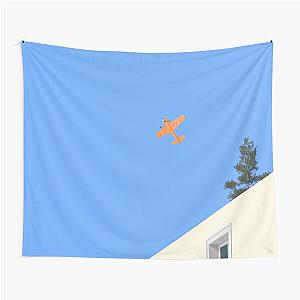 Orange Plane Blue Sky Homage to Riven Tapestry