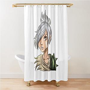 Riven Merch Tshirt Shower Curtain