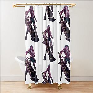 Top Riven Shower Curtain