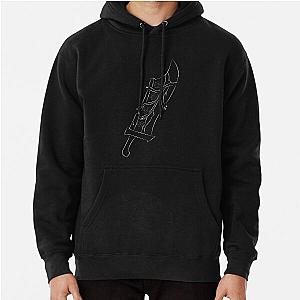Riven Blade White Pullover Hoodie