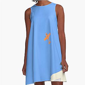 Orange Plane, Blue Sky Homage to Riven Dress