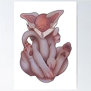 Sleepy Cat Riven Poster