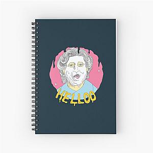 Mrs Doubtfire Hello, robbie williams, gifts for her, gifts for him Spiral Notebook