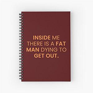 Funny Saying - Robbie Williams   Spiral Notebook