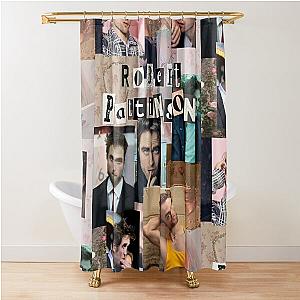 Robert Pattinson Photo Collage high quality Shower Curtain