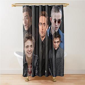 HIGH QUALITY Robert Pattinson photo collage  Shower Curtain