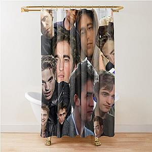 HIGH QUALITY Robert Pattinson photo collage  Shower Curtain