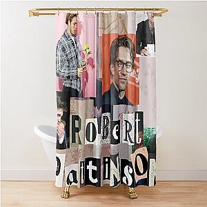 HIGH QUALITY Robert Pattinson photo collage  Shower Curtain