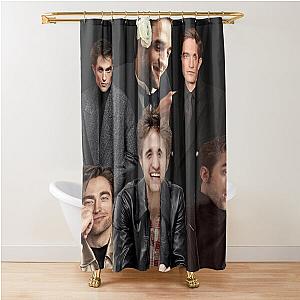 HIGH QUALITY Robert Pattinson photo collage  Shower Curtain