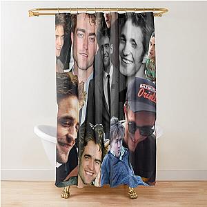 HIGH QUALITY Robert Pattinson photo collage  Shower Curtain