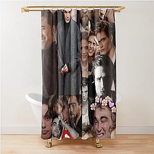 Robert Pattinson Photo Collage high quality Shower Curtain