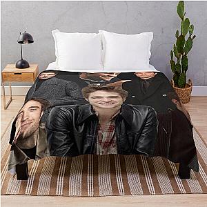 HIGH QUALITY Robert Pattinson photo collage  Throw Blanket