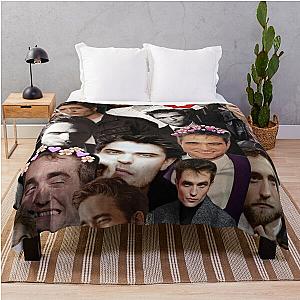 Robert Pattinson Photo Collage high quality Throw Blanket