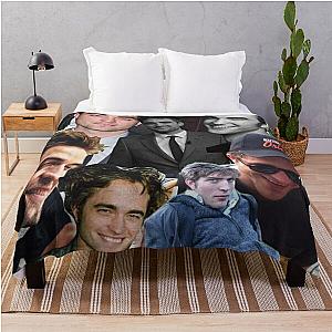 HIGH QUALITY Robert Pattinson photo collage  Throw Blanket