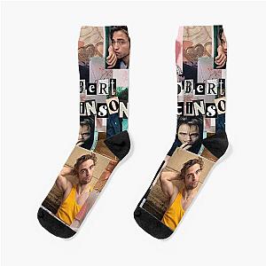 Robert Pattinson Photo Collage high quality Socks